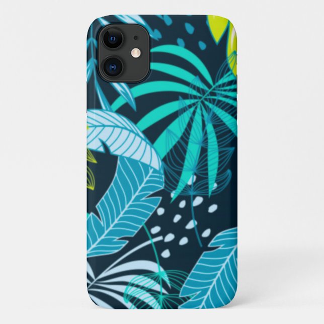 Tropical Leaves Case-Mate iPhone Case (Back)
