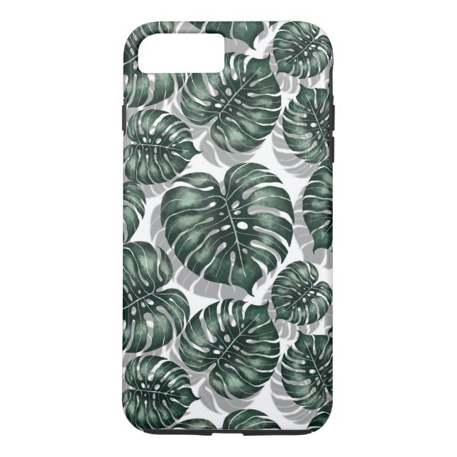 Tropical leaves Case-Mate iPhone case (Back)