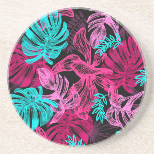 Tropical Leaves Coaster