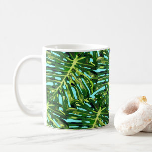 Tropical Leaves Coffee Mug