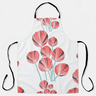 Tropical Leaves: Creative Hand Drawn Pattern Apron