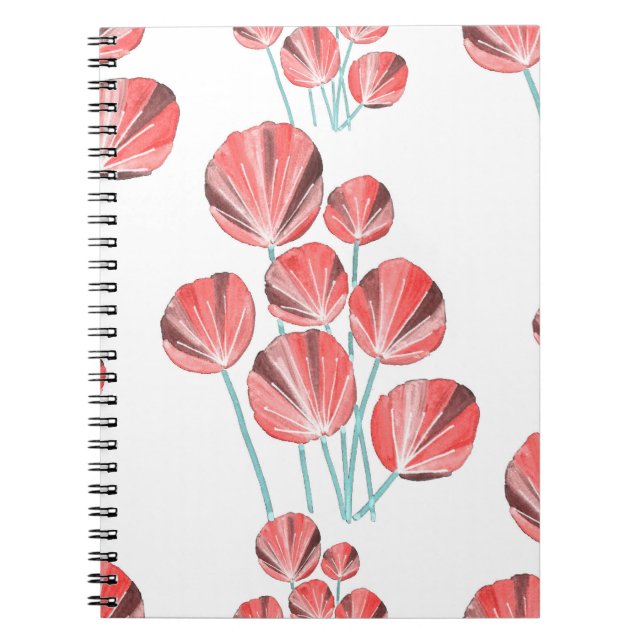 Tropical Leaves: Creative Hand Drawn Pattern Notebook (Front)