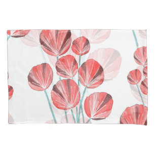 Tropical Leaves: Creative Hand Drawn Pattern Pillowcase