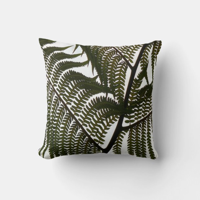Tropical Leaves Decor Throw pillow (Front)