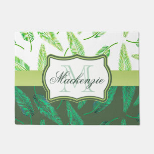 Tropical Leaves Doormat