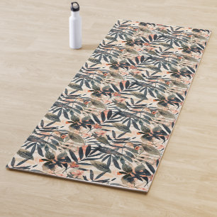 Tropical Leaves Extravaganza Yoga Mat