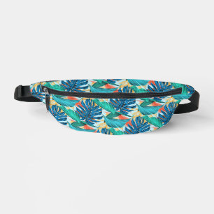 Tropical Leaves Fanny Pack