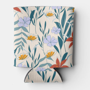 Tropical Leaves: Fashionable Abstract Background. Can Cooler