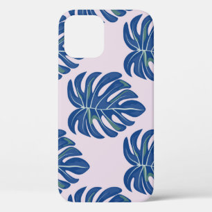 Tropical Leaves Fashionable Seamless Pattern iPhone 12 Case