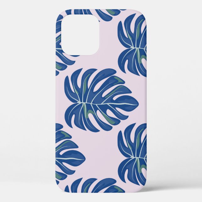 Tropical Leaves Fashionable Seamless Pattern Case-Mate iPhone Case (Back)