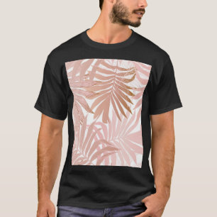 Tropical leaves: glossy gradient pattern. T-Shirt
