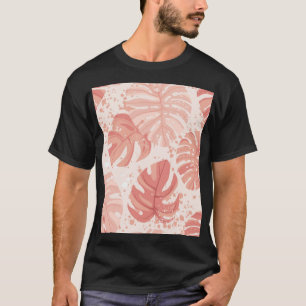 Tropical leaves: hand-drawn vintage pattern. T-Shirt