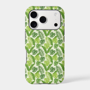 Tropical Leaves & Monstera Seamless Pattern