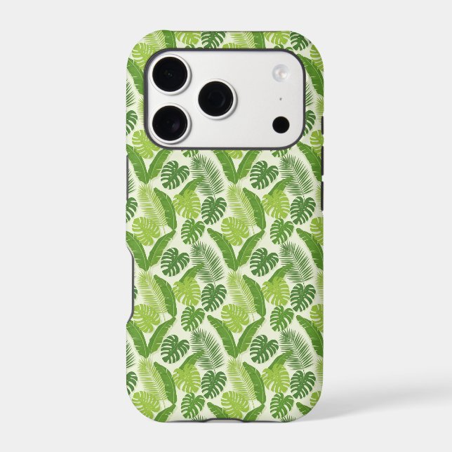 Tropical Leaves & Monstera Seamless Pattern (Back)