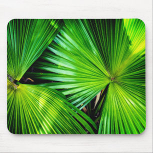 Tropical Leaves Mouse Pad