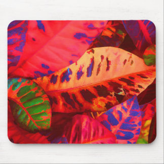 Tropical Leaves Mouse Pad