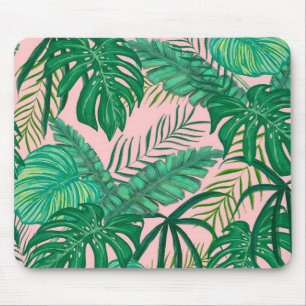 Tropical Leaves Mouse Pad