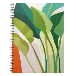 Tropical Leaves Notebook