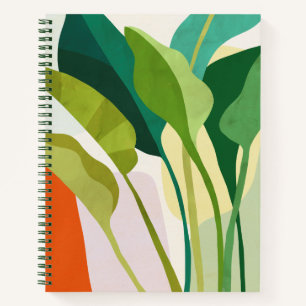 Tropical Leaves Notebook