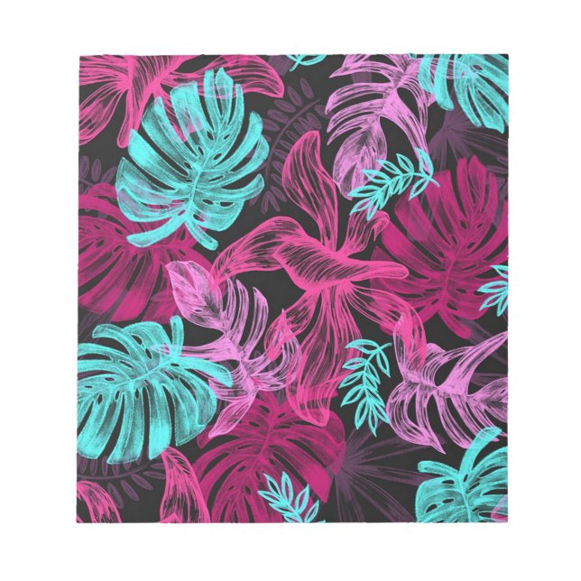 Tropical Leaves Notepad (Front)