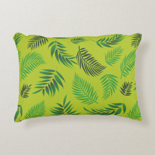 Tropical Leaves Pattern 12 Decorative Cushion