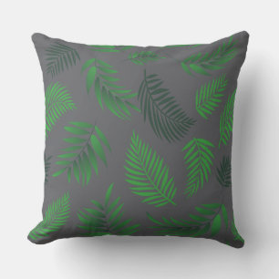 Tropical Leaves Pattern 13 Cushion