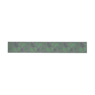 Tropical Leaves Pattern 13 Wrap Around Label