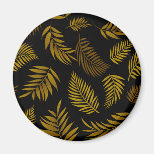 Tropical Leaves Pattern 14 Magnet