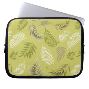 Tropical Leaves Pattern 17 Laptop Sleeve