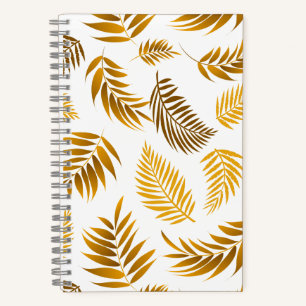 Tropical Leaves Pattern 22 Notebook
