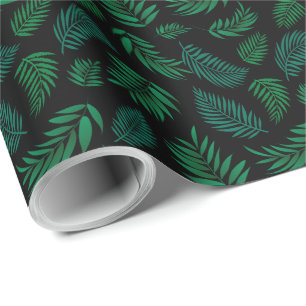 Tropical Leaves Pattern 2 Wrapping Paper