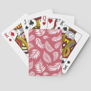 Tropical Leaves Pattern 8 Playing Cards