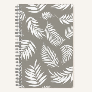 Tropical Leaves Pattern 9 Notebook