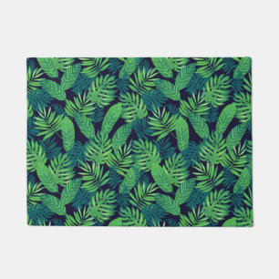 Tropical Leaves Pattern Doormat