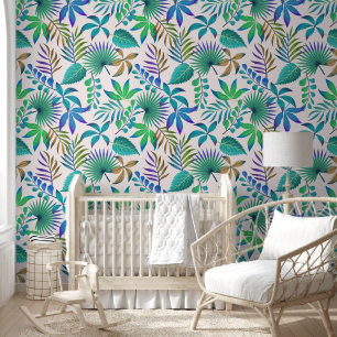 Tropical Leaves Pattern Wallpaper