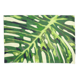 Tropical Leaves Pillow Case