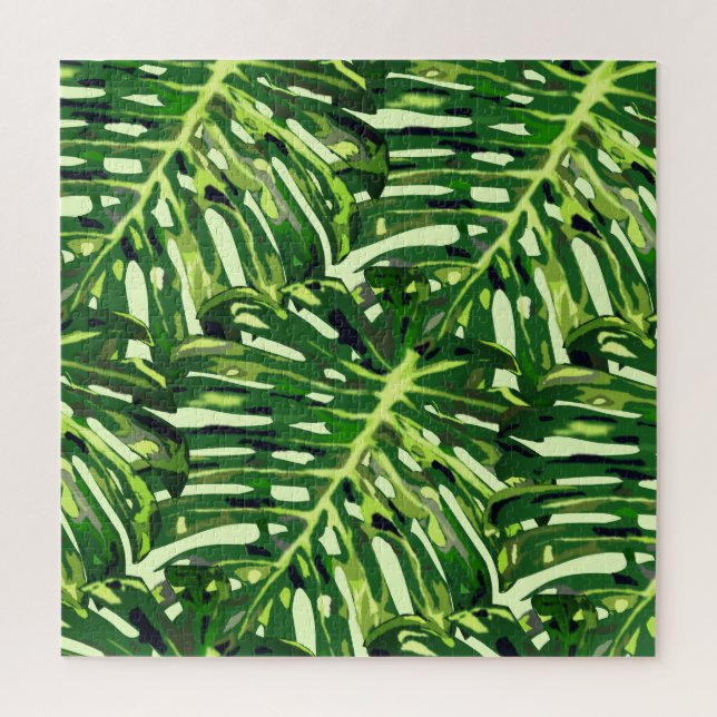 Tropical Leaves Puzzle (Vertical)