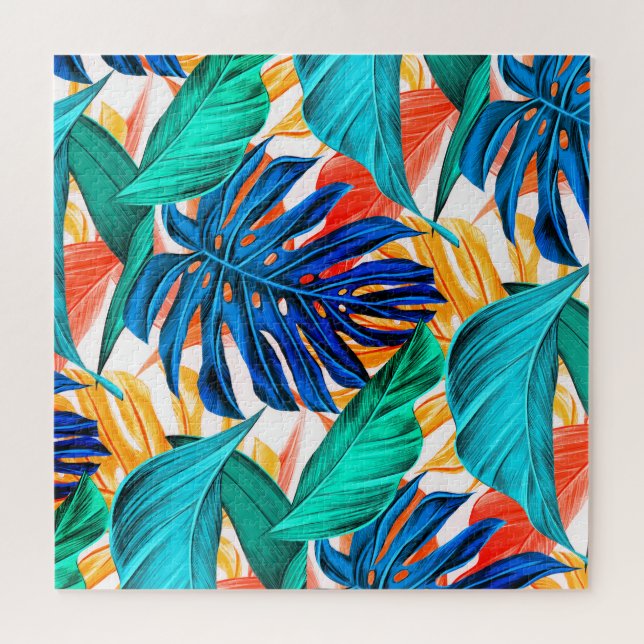 Tropical Leaves Puzzle (Horizontal)
