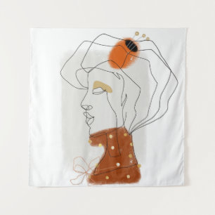 Tropical Leaves, Seamless Pattern Design. Tapestry