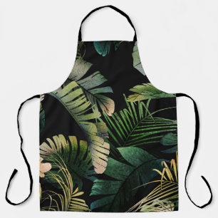 Tropical Leaves: Summer Floral Seamless Apron