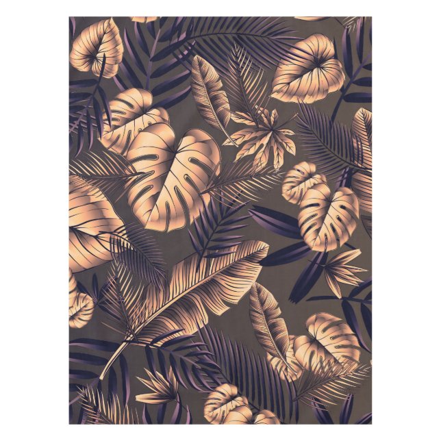 Tropical Leaves Tablecloth (Front)
