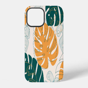 Tropical Leaves: Vintage Jungle Seal iPhone 12 Case