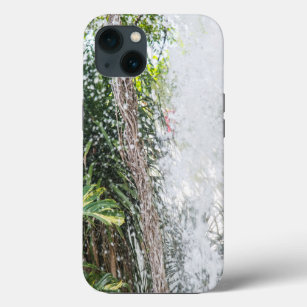 Tropical Leaves Waterfall Dream #1 #travel #wall  iPhone 13 Case