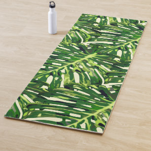 Tropical Leaves Yoga Mat