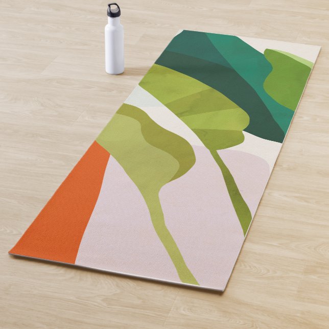 Tropical Leaves Yoga Mat (In Situ)