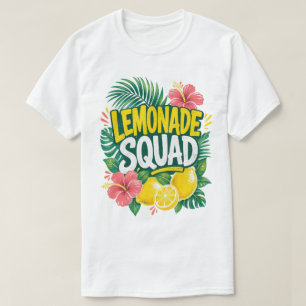 Tropical Lemonade Squad Summer T-Shirt