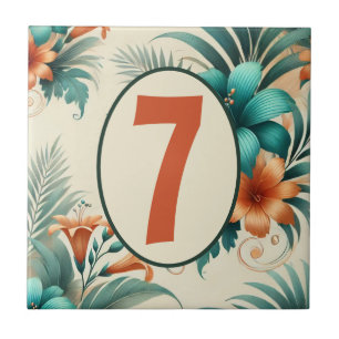 Tropical Light Customisable Ceramic Tile