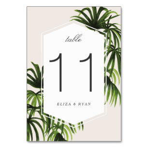 Tropical Love / Table No. Number