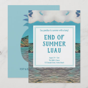 Tropical Luau Party Invitation