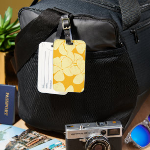 Tropical luggage tag